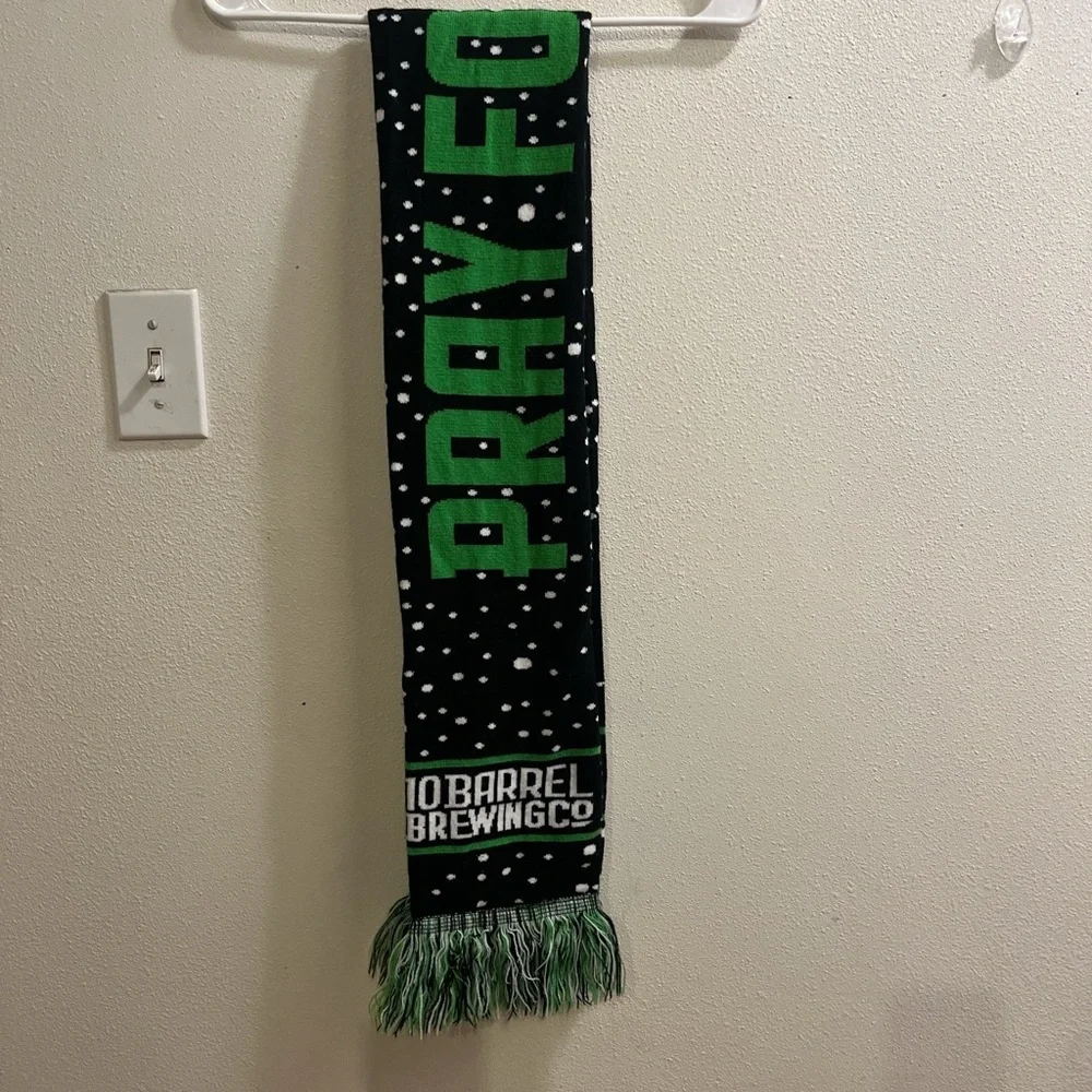 Black and Green Scarf